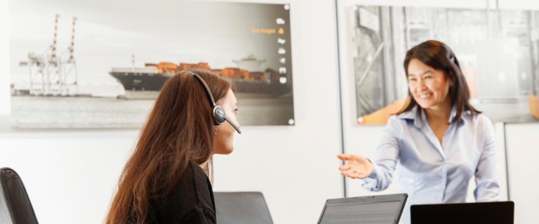 Two ColliCare employees bring top customer service to our customers.