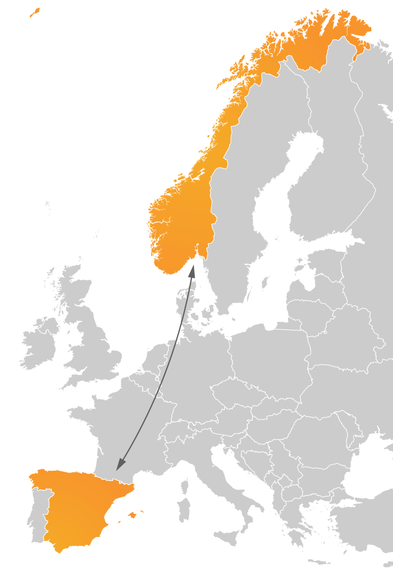 Transport til/ fra Spania