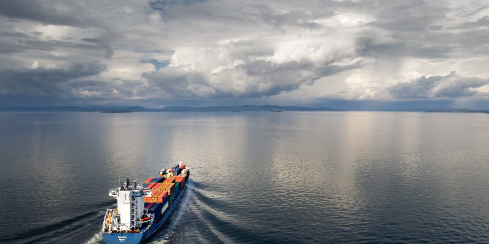 Vessel at sea